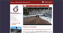 Desktop Screenshot of buildsealservices.com.au
